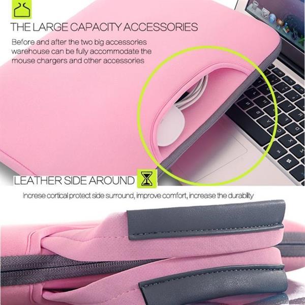 Grote foto 13.3 inch portable air permeable handheld sleeve bag for mac computers en software overige computers en software