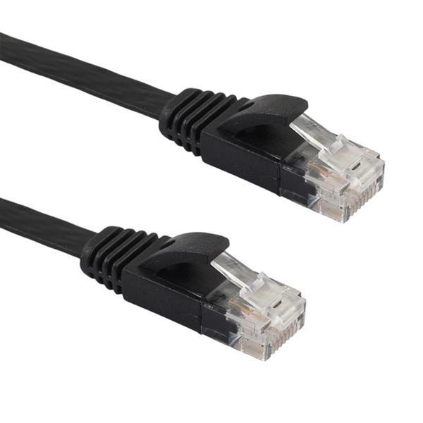 Grote foto 15m cat6 ultra thin flat ethernet network lan cable patch l computers en software overige