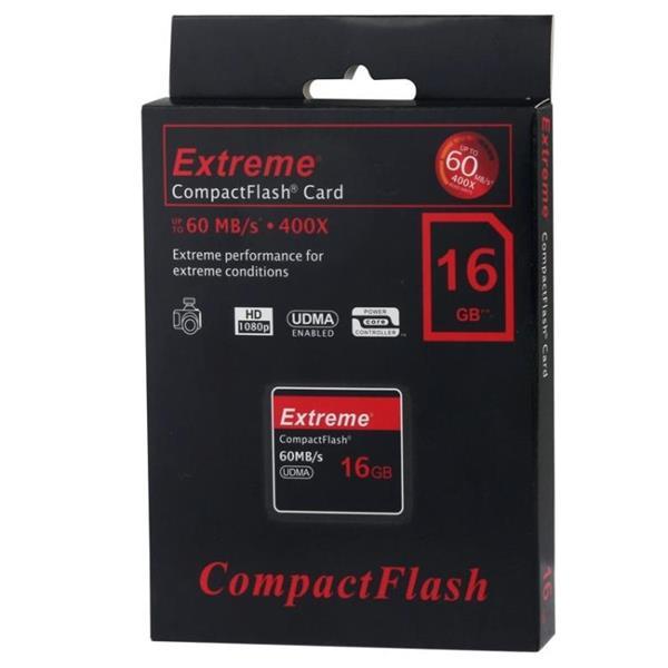 Grote foto 16gb extreme compact flash card 400x read speed up to 60 audio tv en foto onderdelen en accessoires