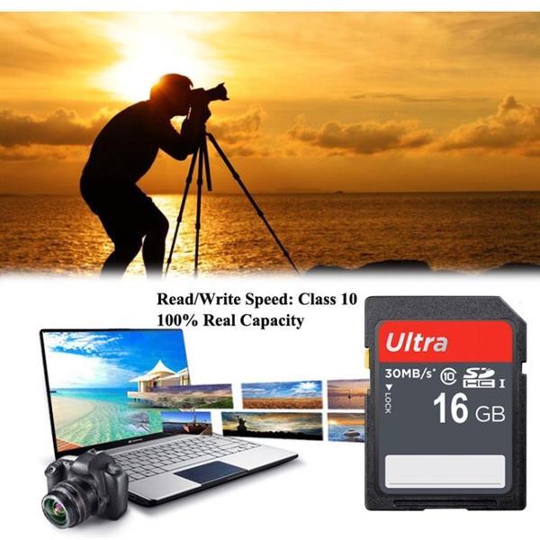 Grote foto 16gb ultra high speed class 10 sdhc camera memory card 100 computers en software geheugens