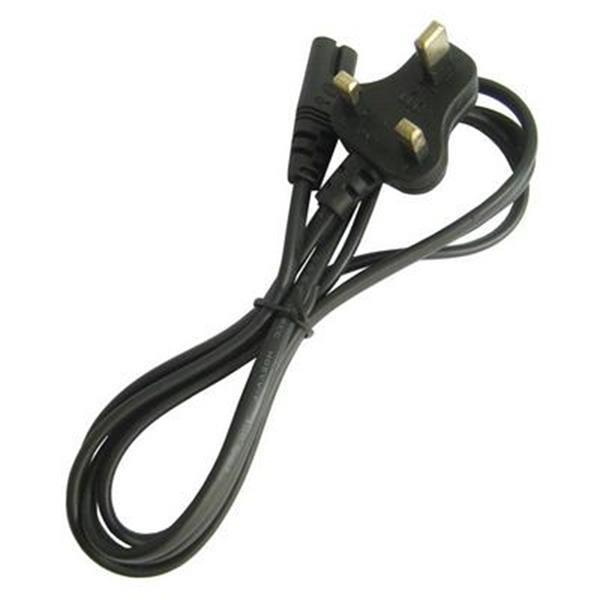 Grote foto 2 prong style small uk notebook power cord length 1.2m bla computers en software overige