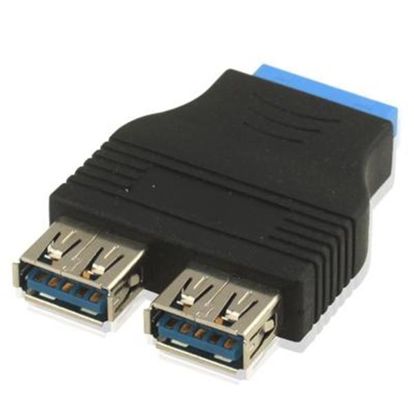 Grote foto 2 x usb 3.0 af to 20 pin adapter computers en software overige computers en software