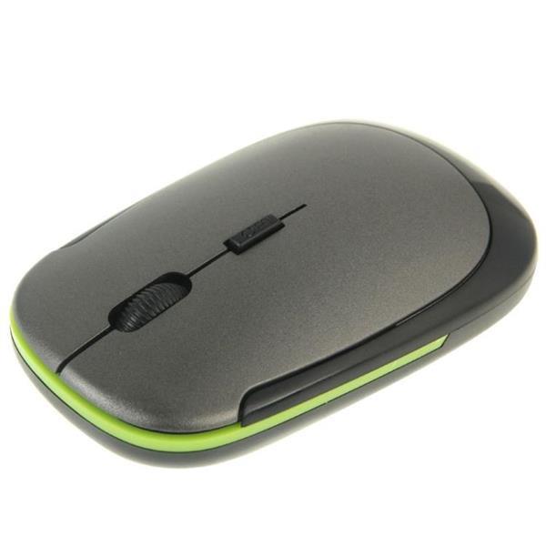 Grote foto 2.4ghz wireless ultra thin mouse grey computers en software overige computers en software