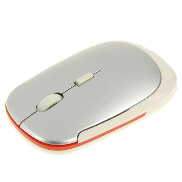 Grote foto 2.4ghz wireless ultra thin mouse silver computers en software overige computers en software