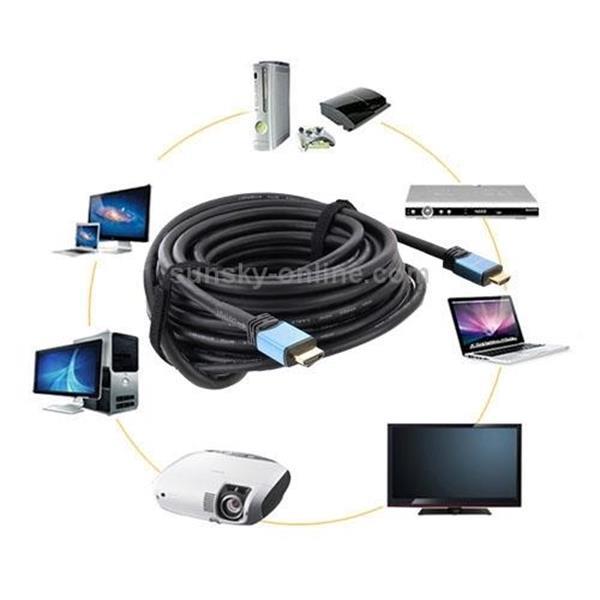 Grote foto 20m 2.0 version 4k hdmi cable connector adapter with sig computers en software overige