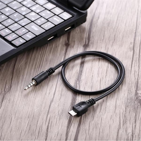 Grote foto 3.5mm male to micro usb male audio aux cable length about computers en software overige