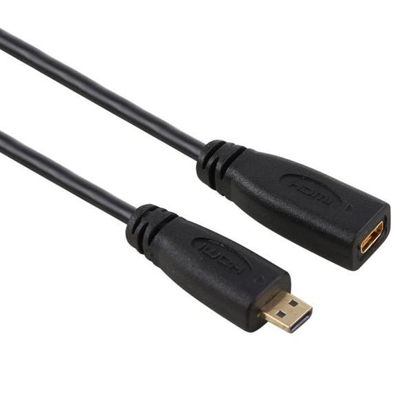 Grote foto 30cm 1080p micro hdmi female to male gold plated connector a computers en software overige