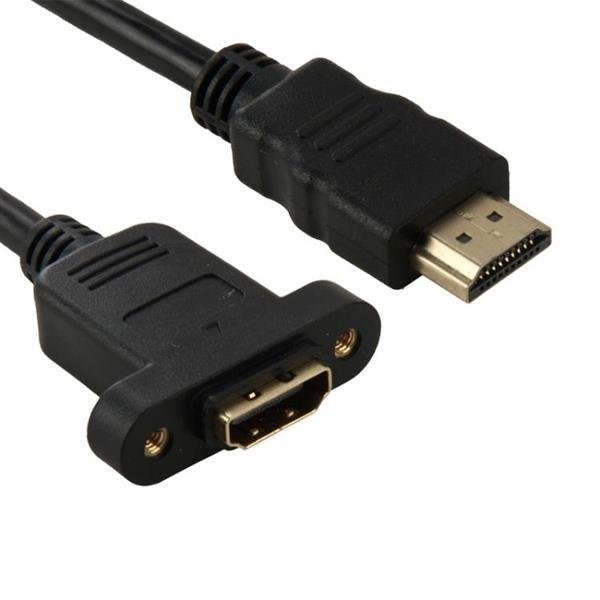 Grote foto 30cm hdmi type a male to hdmi type a female adapter cabl computers en software overige