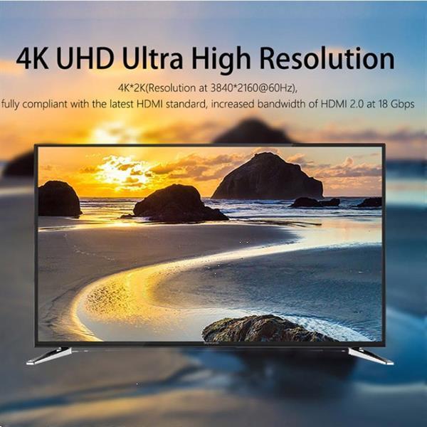 Grote foto 3m hdmi 2.0 version 4k 1080p aluminium alloy shell line head computers en software overige