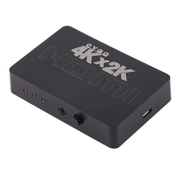 Grote foto 4k 3 ports hdmi switch with remote control computers en software netwerkkaarten routers en switches