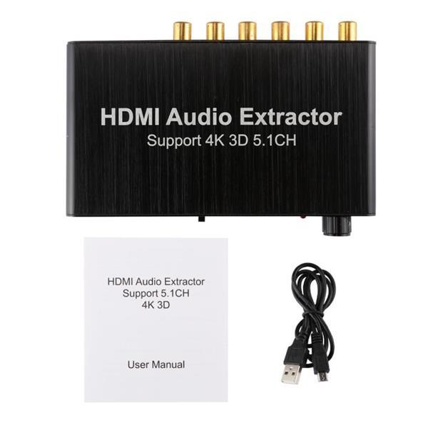 Grote foto 4k 3d hdmi 5.1ch audio decoder extractor computers en software overige