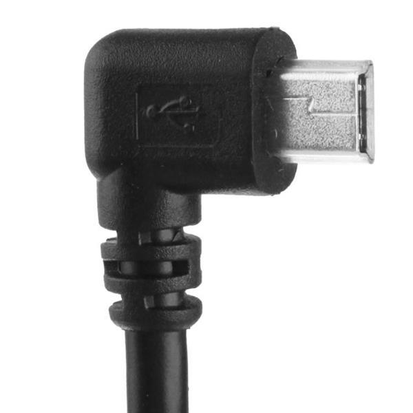 Grote foto 90 degree mini usb male to usb 2.0 am adapter cable length computers en software overige