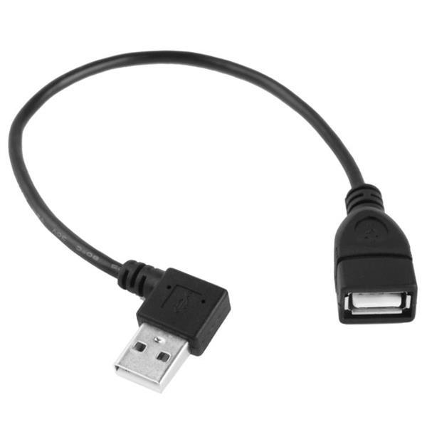 Grote foto 90 degree usb 2.0 am to af adapter cable length 25cm computers en software overige
