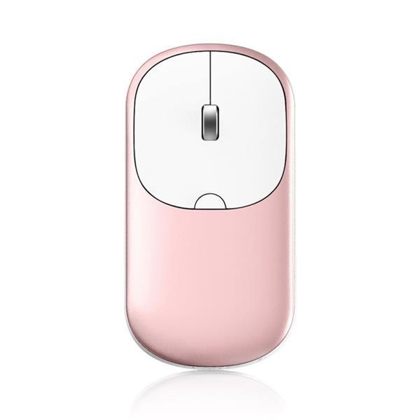Grote foto ajazz i35t 2.4g dual mode wireless bluetooth mouse pink computers en software overige computers en software