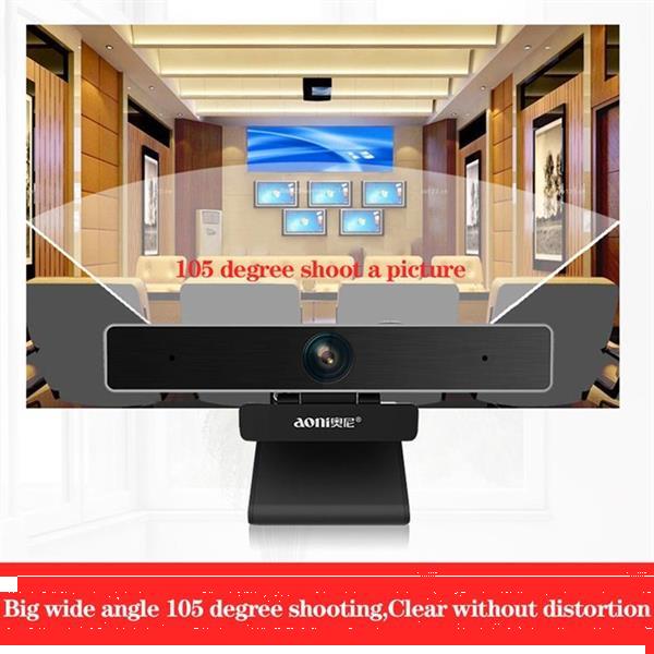 Grote foto aoni c90 1080p hd business smart computer camera with microp computers en software webcams