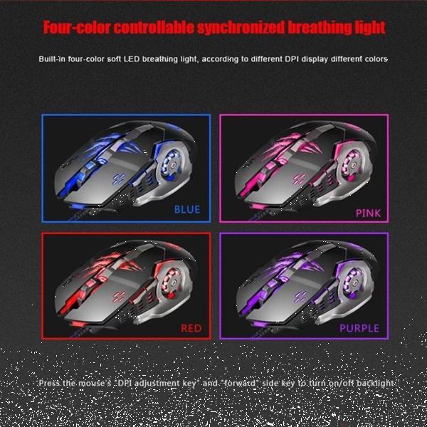 Grote foto apedra imice a8 high precision gaming mouse led four color c computers en software overige computers en software