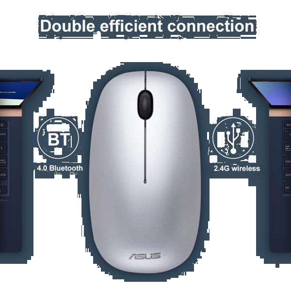 Grote foto asus dual mode bluetooth wireless mouse black computers en software overige computers en software