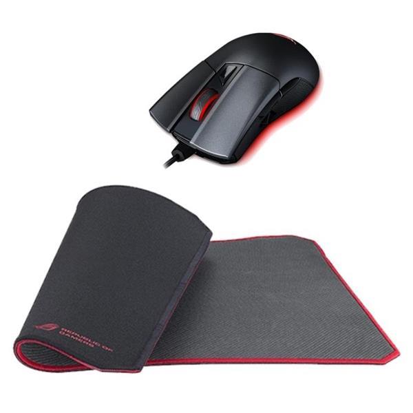 Grote foto asus rog series entry level wired mouse mouse pad set bla computers en software overige computers en software