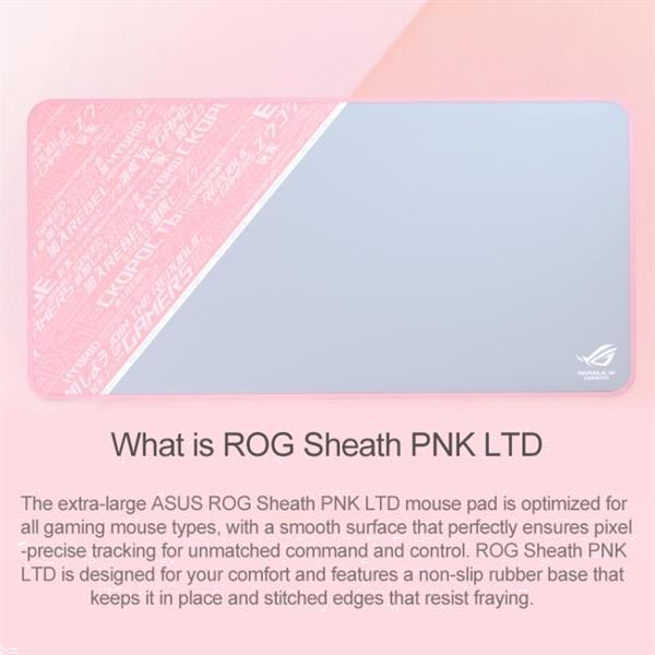 Grote foto asus sheath pink super big edge desk mat gaming mouse pad s computers en software overige computers en software