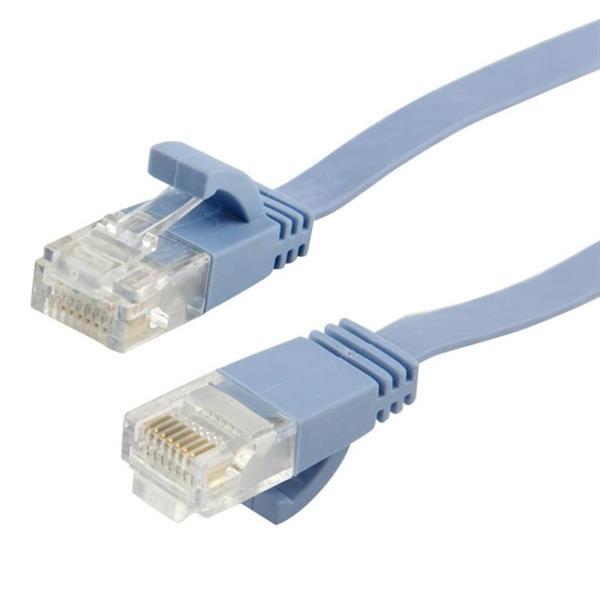 Grote foto cat6 ultra thin flat ethernet network lan cable length 50m computers en software overige