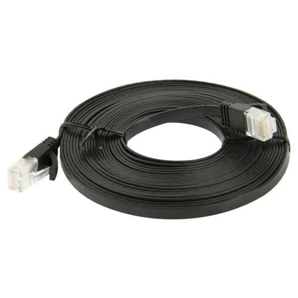 Grote foto cat6 ultra thin flat ethernet network lan cable length 5m computers en software overige