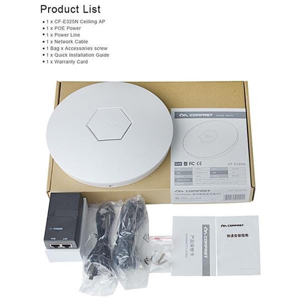 Grote foto comfast cf e325n atheros ar9341 300mbps s wall ceiling wirel computers en software netwerkkaarten routers en switches