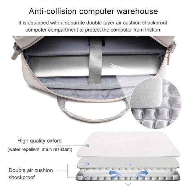 Grote foto creative hanging belt silver laptop bag size 15.6 inches b computers en software overige computers en software