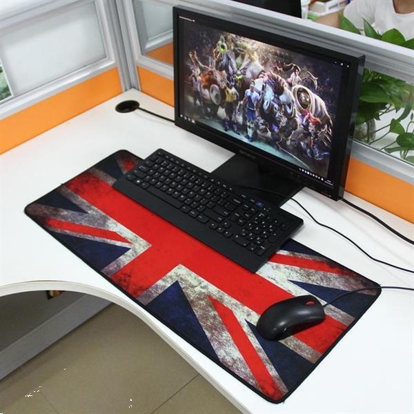 Grote foto extended large uk flag pattern gaming and office keyboard mo computers en software overige computers en software