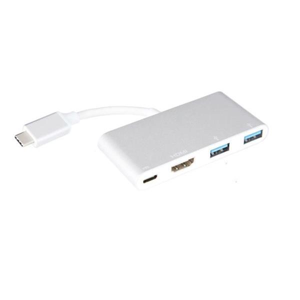 Grote foto usb c to hdmi adapter usb 3.1 type c to hdmi 4k multiport a computers en software overige