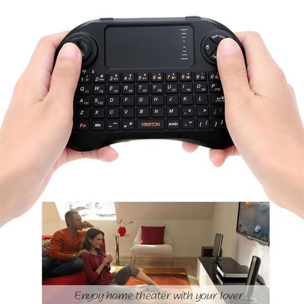 Grote foto viboton x3 83 keys qwerty 2.4ghz mini wireless keyboard with computers en software overige computers en software