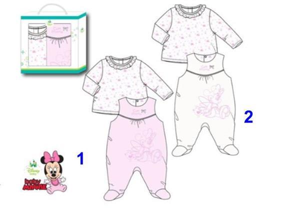 Grote foto minnie mouse boxpakje shirt giftset kinderen en baby kraamcadeaus en geboorteborden