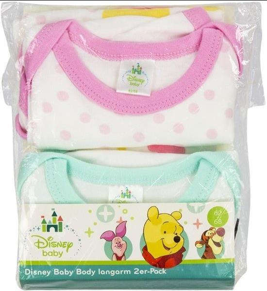 Grote foto winnie the pooh 2 pack romper lange mouw kinderen en baby kraamcadeaus en geboorteborden