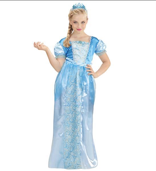 Grote foto prinsessenjurk sneeuwprinses tiara kleding dames verkleedkleding