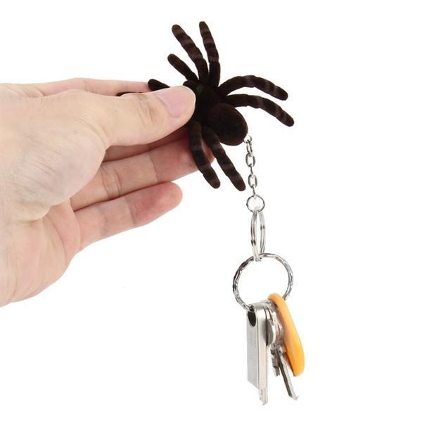 Grote foto creatieve spider sleutelhanger cartoon dier auto sleutelhang verzamelen overige verzamelingen