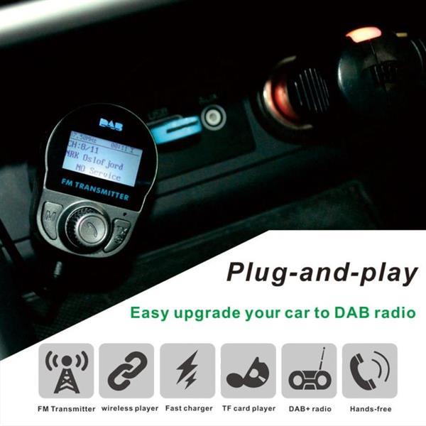 Grote foto dab b2 auto dab digitale radio ontvanger bluetooth mp3 spele auto onderdelen accessoire delen
