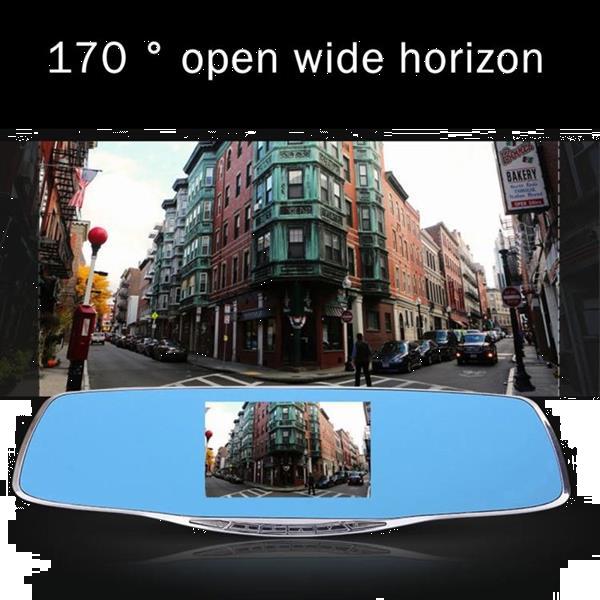 Grote foto g835 hd 1080p 4 3 inch scherm achteruitkijkspiegel voertuig auto onderdelen autoradio