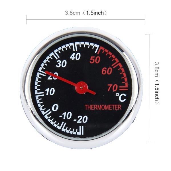 Grote foto draagbare thermometer mini plastic ronde wijzer temperatuur auto onderdelen overige auto onderdelen