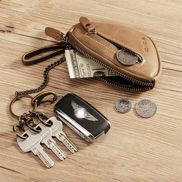 Grote foto dide sleutel portemonnee mini munt portemonnee echt leer aut auto onderdelen accessoire delen