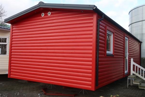 Grote foto sweden rood chalet van hout op maat gemaakt caravans en kamperen stacaravans