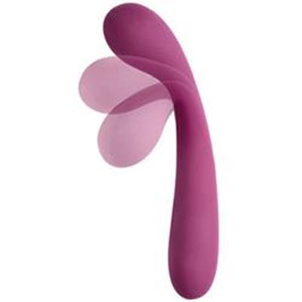 Grote foto g spot slim dual flexibele vibrator paars erotiek vibrators