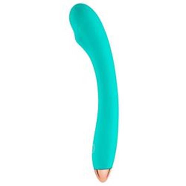 Grote foto g spot slim flexibele vibrator groenblauw erotiek vibrators