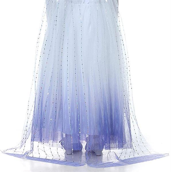Grote foto frozen 2 elsa jurk cape deluxe verkleedjurk accessoir kleding dames verkleedkleding