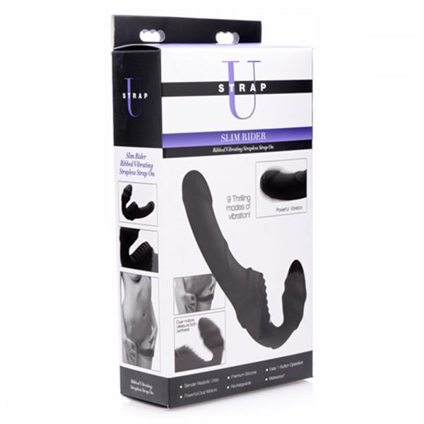 Grote foto slim rider strapless strap on vibrator erotiek sextoys