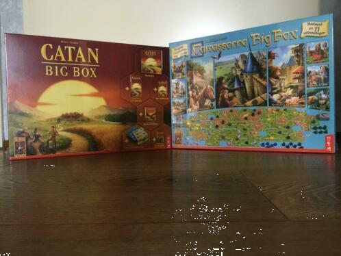 Grote foto catan big box en carcassonne big box 3 hobby en vrije tijd gezelschapsspellen bordspellen