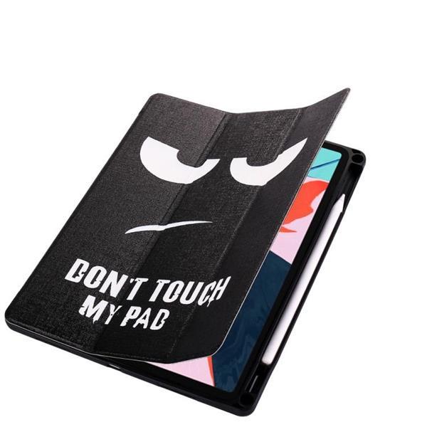Grote foto angry expression pattern horizontal flip pu leather case for telecommunicatie mobieltjes