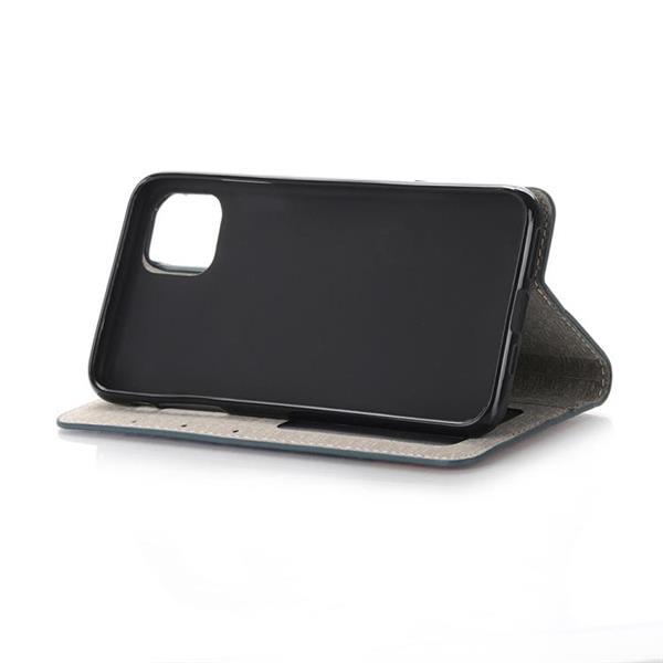 Grote foto cross texture horizontal flip leather case with holder car telecommunicatie mobieltjes