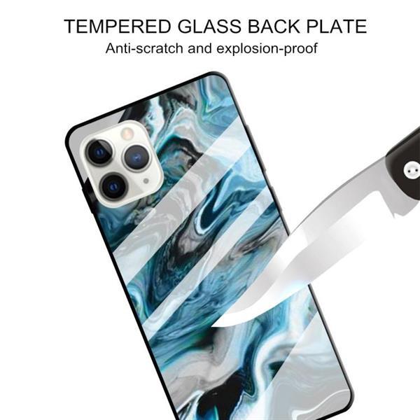 Grote foto fashion marble tempered glass case protective shell glass co telecommunicatie mobieltjes