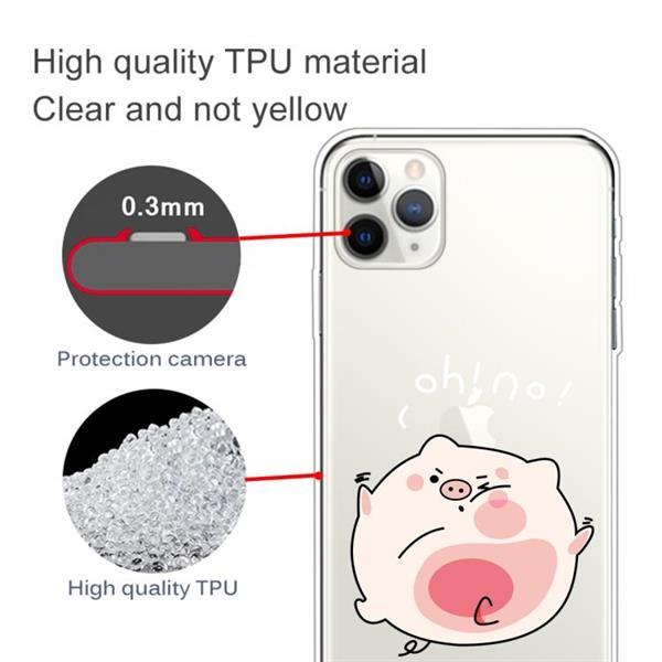 Grote foto for iphone 11 pro lucency painted tpu protective hit the fa telecommunicatie mobieltjes