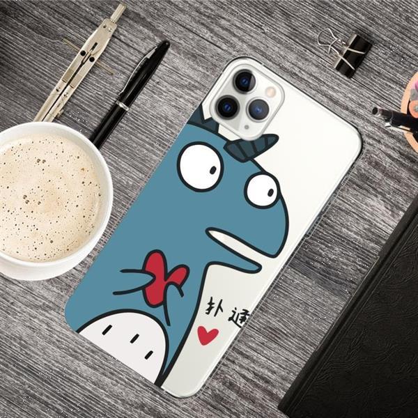 Grote foto for iphone 11 pro lucency painted tpu protective loving din telecommunicatie mobieltjes