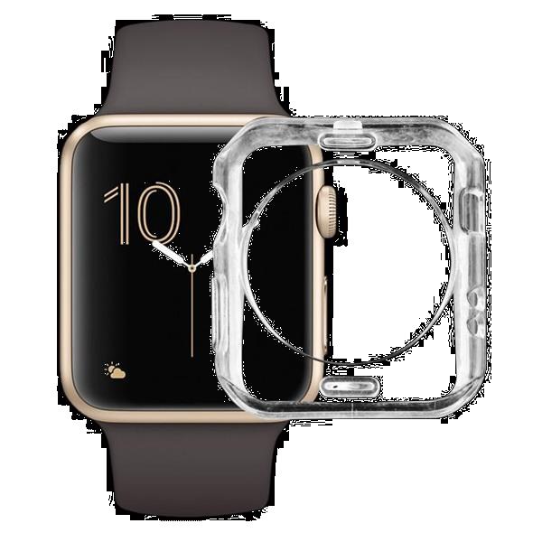 Grote foto for apple watch series 2 42mm transparent soft tpu protectiv kleding dames sieraden